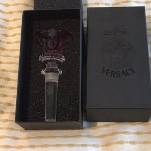 Versace crystal bottle stopper